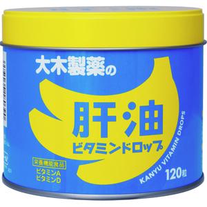 大木 肝油维生素软糖 香蕉口味：120粒