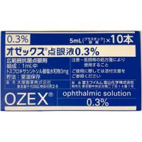 Ozex甲苯磺酸妥舒沙星滴眼液0.3%：5ml×10支