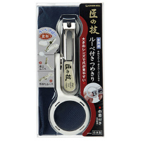日本 Greenbell 匠技G-1004带放大镜指甲刀（带指甲剪套） ：1个