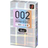 日本冈本 薄度均一0.02EX(3色)避孕套：6个
