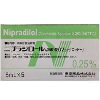 Nipradilol尼普地洛滴眼液0.25％「日東」：5mL×5支