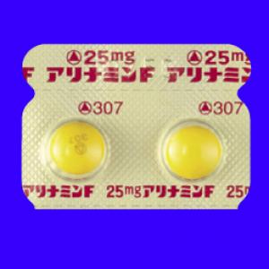 25mg. Alinamin-F Sugar-Coated Tablets : 100 tablets