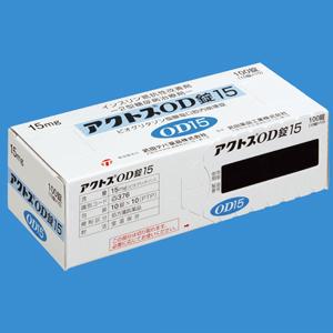 Actos OD Tablets 15 : 20tablets