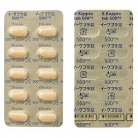 E Keppra Tablets 500mg : 40 tablets（Exp.: Jan 2020）