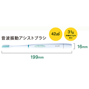 ガム歯周プロケア 音波振動アシストブラシ Gs 03 1個入 株式会社ナチュラルファーマシー ファミリー薬局