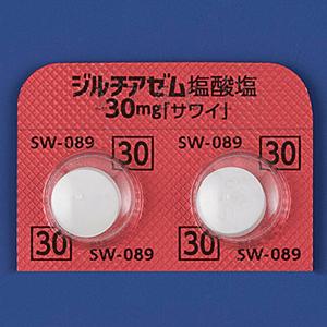 ジルチアゼム塩酸塩錠30mg サワイ 100錠 10錠 10 薬の個人輸入 空詩堂