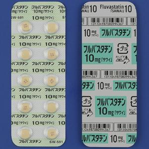 フルバスタチン錠10mg サワイ 100錠 10錠 10 薬の個人輸入 空詩堂