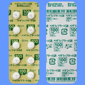 ベザフィブラートsr錠100mg 日医工 100錠 10錠 10 Ptp 薬の個人輸入 空詩堂