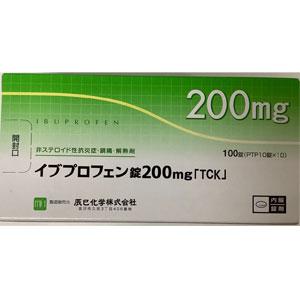 イブプロフェン錠200mg「TCK」 100錠（10錠×10）（旧名称
