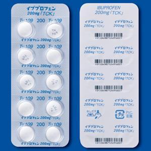 イブプロフェン錠200mg「TCK」 100錠（10錠×10）（旧名称