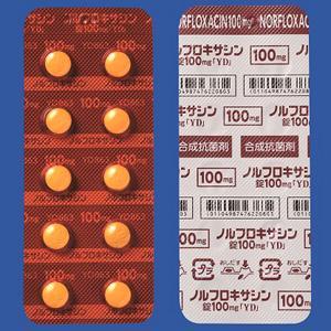 ノルフロキサシン錠100mg Yd 100錠 薬の個人輸入 空詩堂