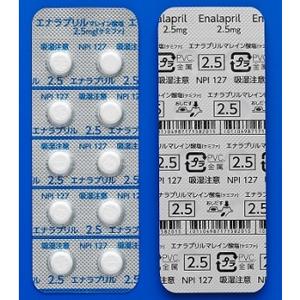 エナラプリルマレイン酸塩錠2 5mg ケミファ 100錠 10錠 10 薬の個人輸入 空詩堂