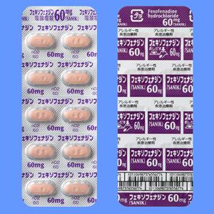 フェキソフェナジン塩酸塩錠60mg Sanik 100錠 Family Pharmacy Global