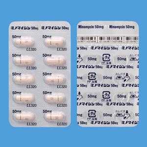 ミノマイシンカプセル50mg 10カプセル 10シート Family Pharmacy Global